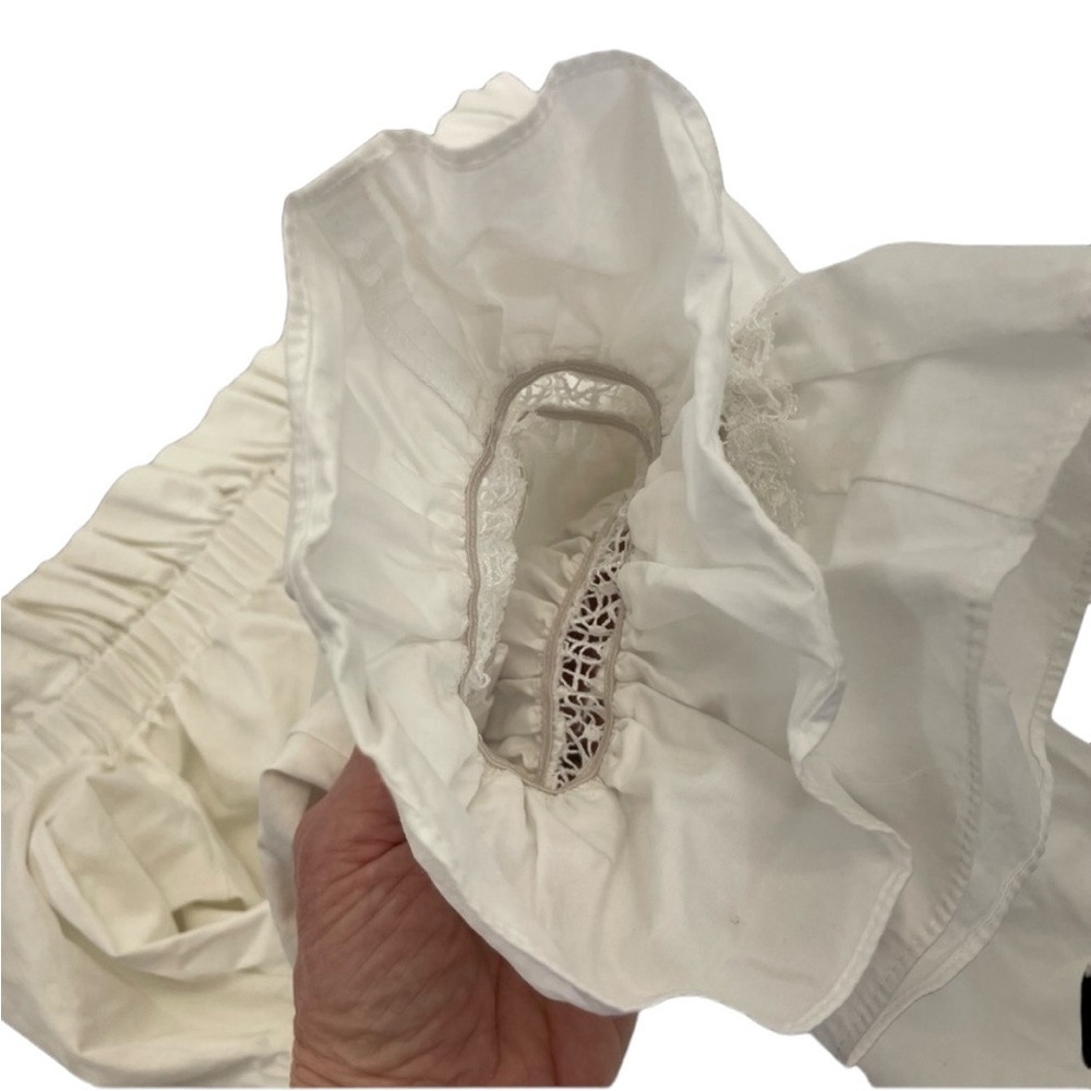 Alexis Ruffle Top XS White - Picture 12 of 15